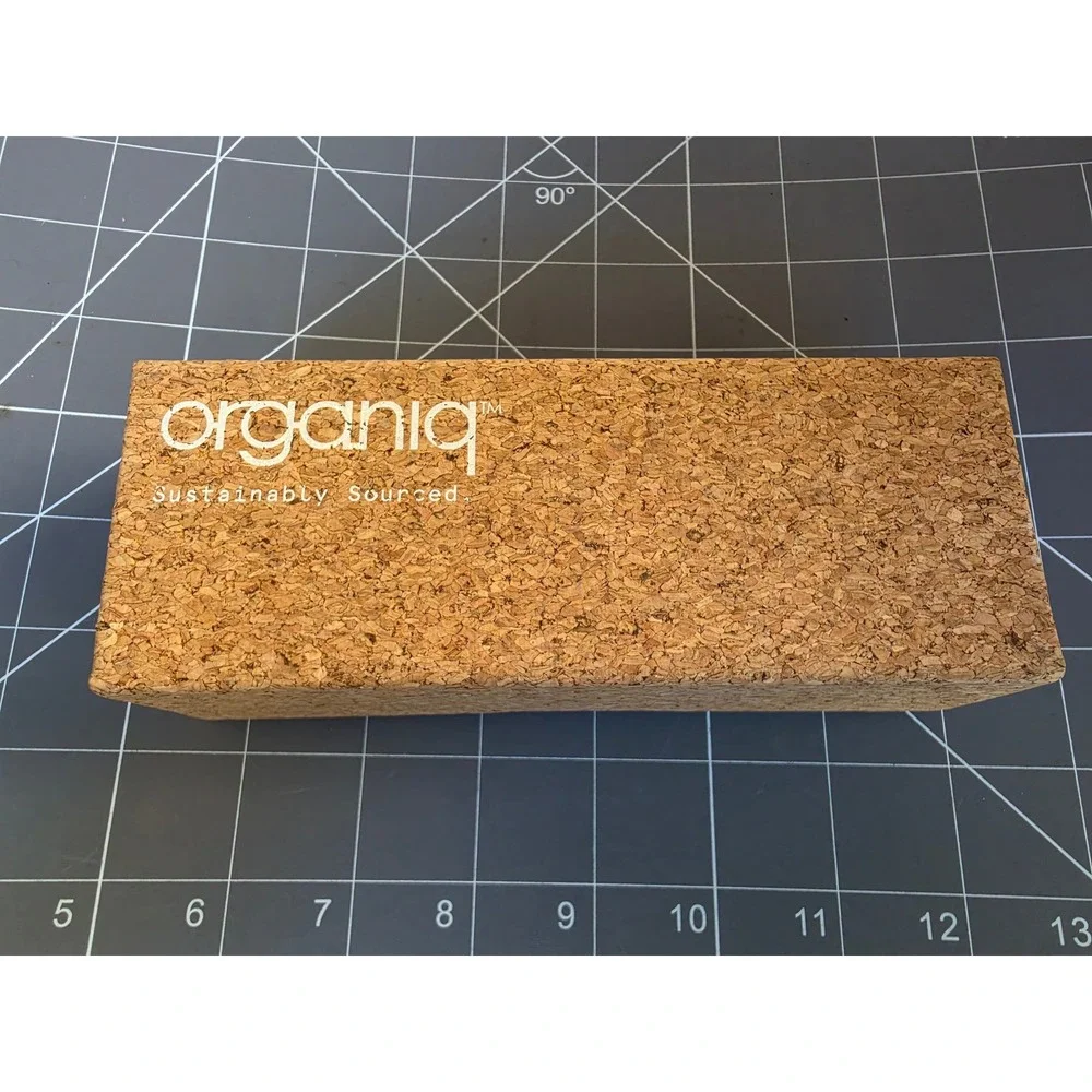 Organiq Sustainably Sourced Cork Collapsible Eyeglass Case Brown Tan